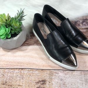Miu Miu Cap toe Leather Sneakers. Size 38.